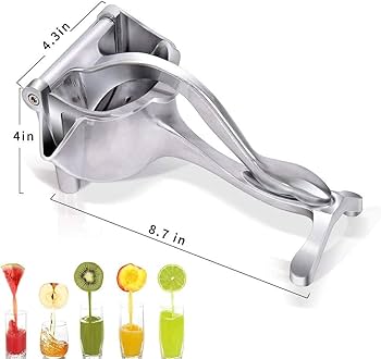 Amateur Premium Stainless Steel Manual Lemon and Lime Squeezer