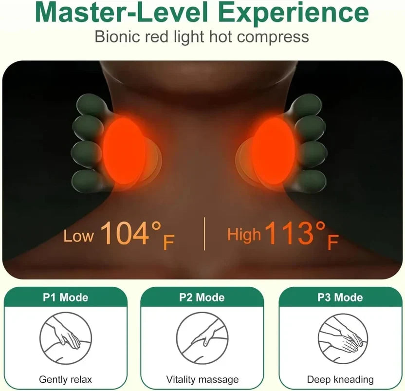 Neck and Back Massager for Pain Relief Deep Tissue